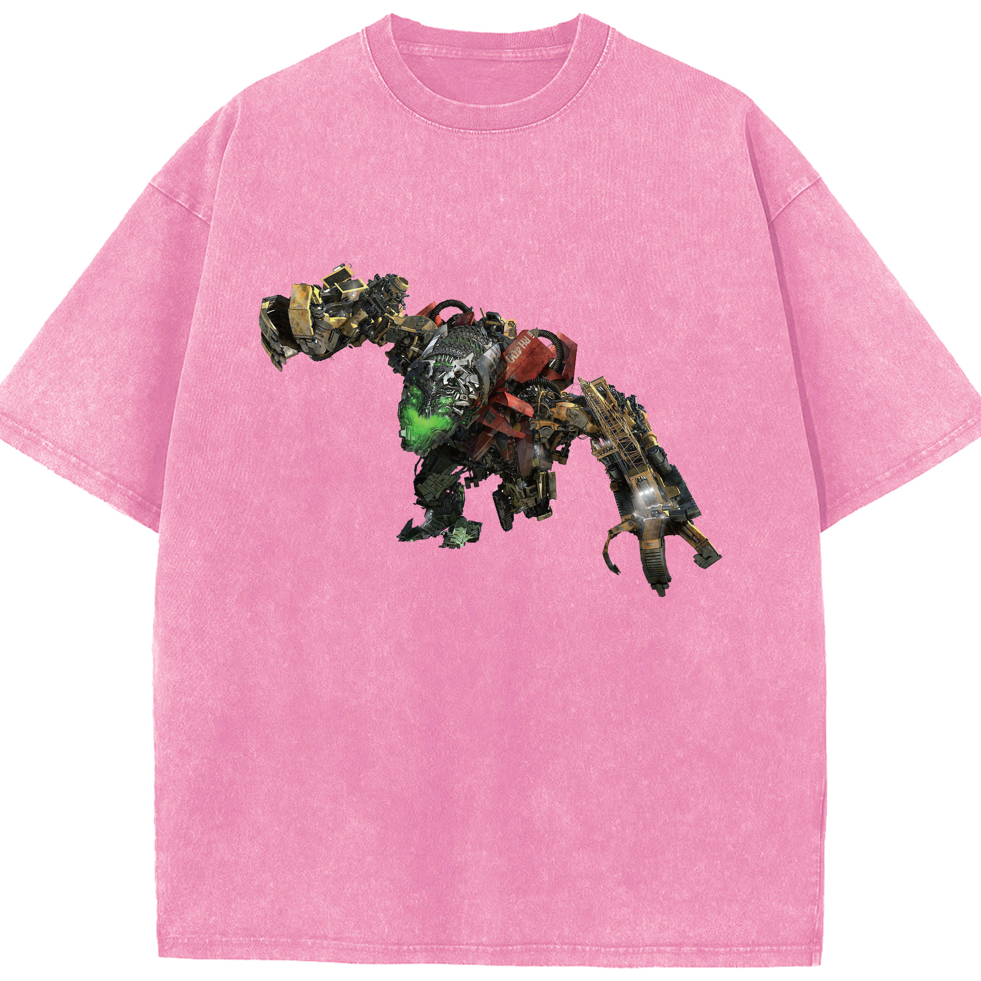 （画像用）  綿100% ヴィンテージ風 半袖Tシャツ（フロントプリント）